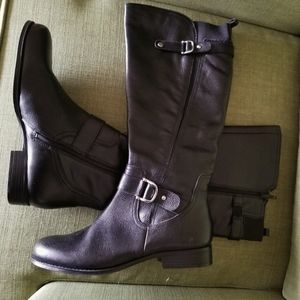 Naturalizer Jenelle Riding Boot, Black, Women's 10
